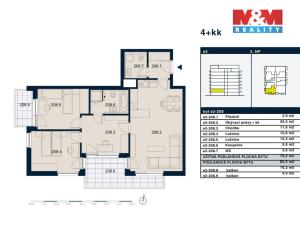 Prodej bytu 3+kk, Praha - Strašnice, Zvěřinova, 84 m2