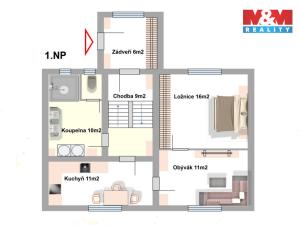 Prodej rodinného domu, Červený Kostelec - Olešnice, 166 m2