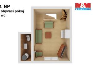 Prodej chaty, Nová Bystřice - Blato, 59 m2