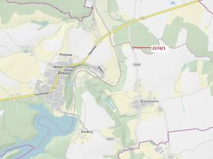 Dražba pozemku, Římov, 194 m2