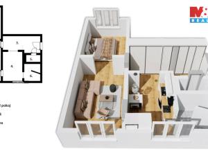 Prodej bytu 2+1, Kuřim, Jungmannova, 58 m2