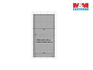 Pronájem garáže, Pardubice - Bílé Předměstí, 20 m2