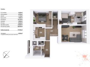 Prodej bytu 3+1, Praha - Libeň, Lihovarská, 78 m2