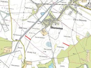 Prodej pole, Skoronice, 5446 m2