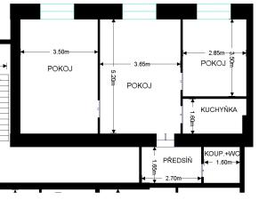 Pronájem bytu 3+1, Praha - Holešovice, Dělnická, 60 m2