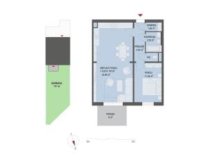 Prodej bytu 2+kk, Nehvizdy, 55 m2