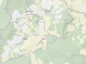 Dražba lesa, Újezd u Plánice, 795 m2