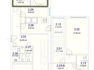 Pronájem kanceláře, Brno, Kolaříkova, 40 m2