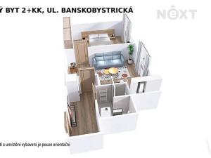 Prodej bytu 2+kk, Šumperk, Banskobystrická, 44 m2