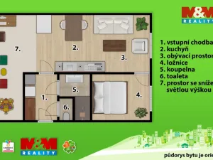 Prodej bytu 2+kk, Pardubice, K Polabinám, 43 m2