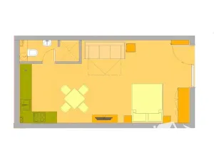 Prodej bytu 1+kk, Bjala, Bulharsko, 43 m2