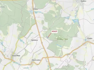 Dražba lesa, Opatov, 7085 m2