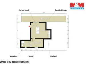 Pronájem bytu 2+kk, Plzeň, České údolí, 37 m2