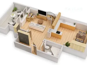 Pronájem bytu 2+1, České Budějovice, Lidická tř., 109 m2