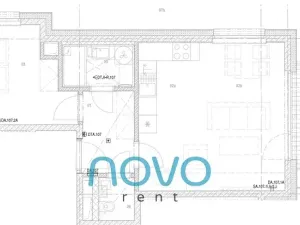 Pronájem bytu 2+kk, Praha - Modřany, Kolmanova, 49 m2