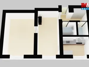 Prodej bytu 2+1, Horní Vltavice, 49 m2