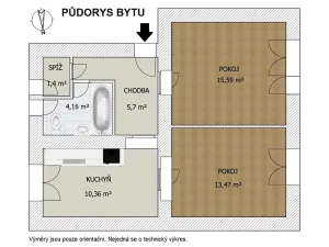 Prodej bytu 2+1, Čelákovice, V Prokopě, 65 m2