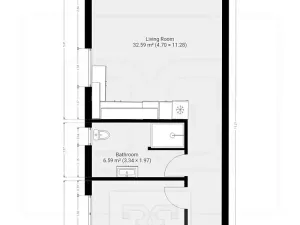 Pronájem bytu 2+kk, Veselí nad Lužnicí, Třída Čs. armády, 50 m2