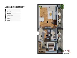 Prodej bytu 2+1, Brandýs nad Labem-Stará Boleslav, Vrbová, 55 m2