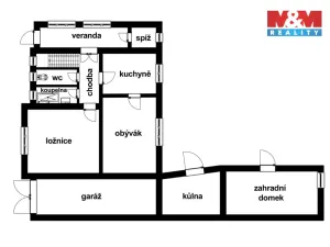 Prodej rodinného domu, Jemnice, Třešňová, 135 m2