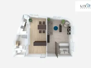 Pronájem bytu 2+1, Olomouc, Husitská, 55 m2