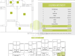 Pronájem bytu 3+kk, Olomouc, Janského, 63 m2