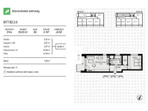 Prodej bytu 2+kk, Olomouc, Loudova, 55 m2