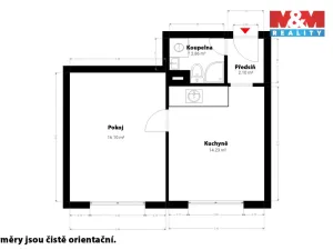 Prodej bytu 1+1, Klatovy - Klatovy III, Pod Hůrkou, 37 m2