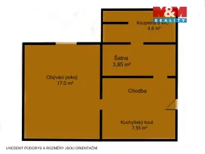 Pronájem bytu 1+1, Plzeň - Jižní Předměstí, Němejcova, 33 m2