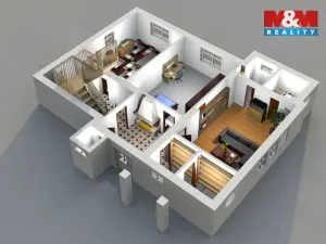 Prodej rodinného domu, Vrdy, U Sokolovny, 210 m2