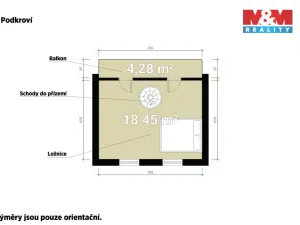 Prodej chaty, Psáry, 51 m2
