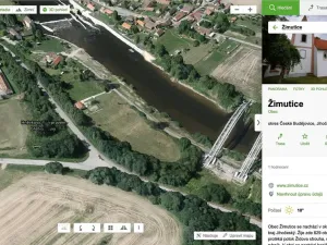 Prodej louky, Týn nad Vltavou, Hněvkovice na pravém břehu Vlt., 1648 m2