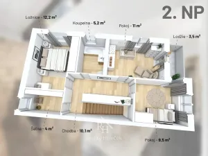 Prodej rodinného domu, Unhošť, Buková, 115 m2