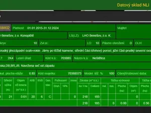 Prodej podílu lesa, Neveklov, 7656 m2