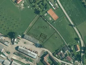 Prodej komerčního pozemku, Ratiboř, 1851 m2
