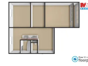 Prodej bytu 3+1, Chomutov, Pod Břízami, 61 m2