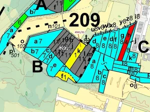 Dražba lesa, Vracov, 2231 m2