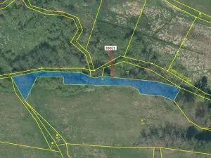 Dražba pozemku, Psárov, 2190 m2