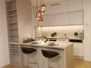 Pronájem bytu 1+kk, Praha - Vršovice, Altajská, 40 m2