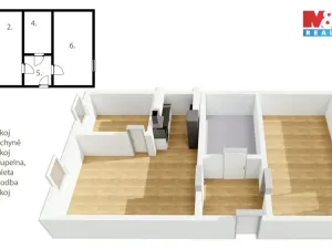 Prodej bytu 3+kk, Loděnice - Jánská, 83 m2