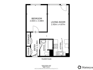 Pronájem bytu 2+kk, Praha - Hostivař, Golfová, 40 m2