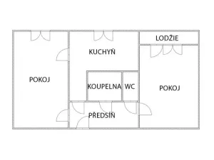 Pronájem bytu 2+1, Rychvald, Středová, 48 m2