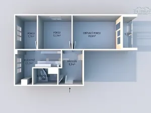 Prodej bytu 3+1, Třemošná, Sídliště, 64 m2