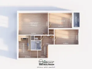 Prodej bytu 3+1, Hranice - Hranice I-Město, Hromůvka, 73 m2