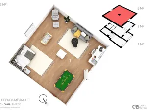 Prodej rodinného domu, Dobšice, Leska, 80 m2