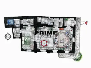 Pronájem bytu 2+kk, Praha - Malá Strana, Vlašská, 92 m2