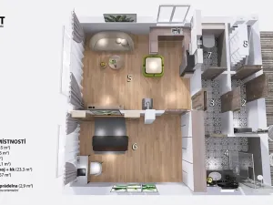 Prodej rodinného domu, Nebovidy, 58 m2