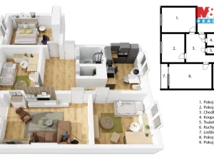 Prodej bytu 4+1, Holice, Na Mušce, 84 m2