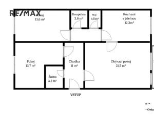 Prodej bytu 3+1, Nový Jičín, Na Lani, 79 m2