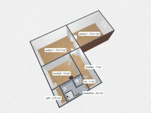 Pronájem bytu 2+1, Uherské Hradiště, Tř. Maršála Malinovského, 64 m2